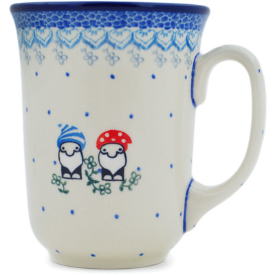 Polish Pottery Bistro Mug Papa Gnome