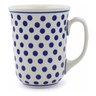 Polish Pottery Bistro Mug Polka Dot Delight