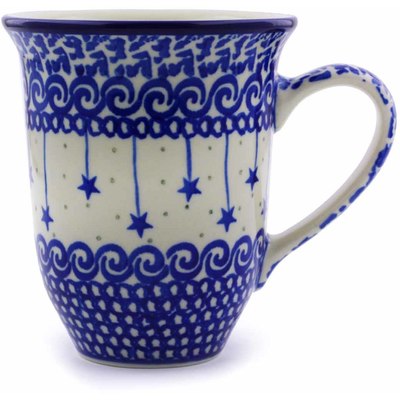 Polish Pottery Bistro Mug Shooting Stars