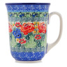 Polish Pottery Bistro Mug Splendid Meadow UNIKAT