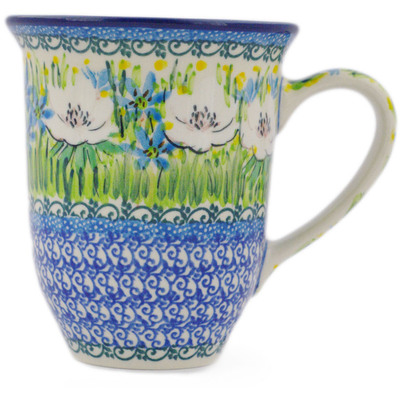 Polish Pottery Bistro Mug Spring Morning UNIKAT