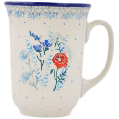 Polish Pottery Bistro Mug Spring Sprouts