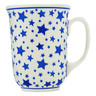 Polish Pottery Bistro Mug Starlight