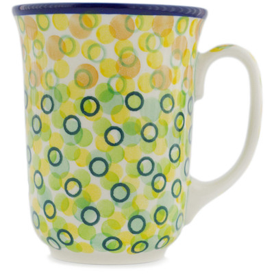 Polish Pottery Bistro Mug Summer Tonic UNIKAT