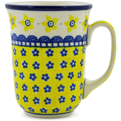 Polish Pottery Bistro Mug Sunshine