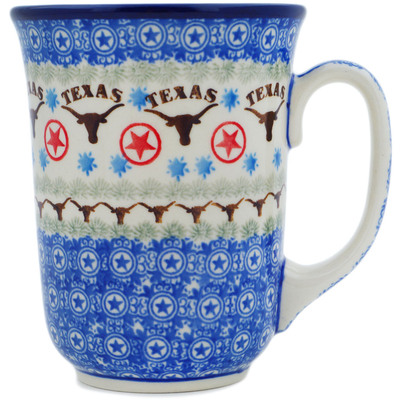 Polish Pottery Bistro Mug Texas State