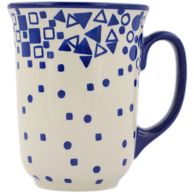 Polish Pottery Bistro Mug Underwater