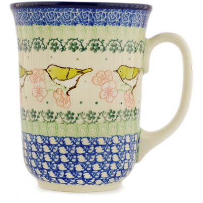 Polish Pottery Bistro Mug UNIKAT