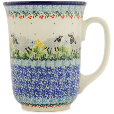 Polish Pottery Bistro Mug UNIKAT