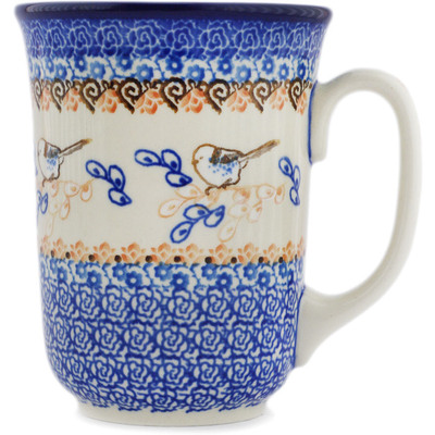 Polish Pottery Bistro Mug UNIKAT