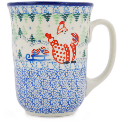 Polish Pottery Bistro Mug UNIKAT