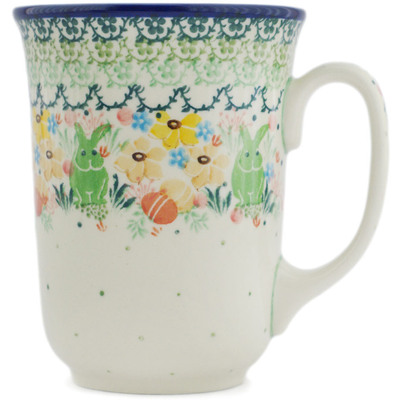 Polish Pottery Bistro Mug UNIKAT