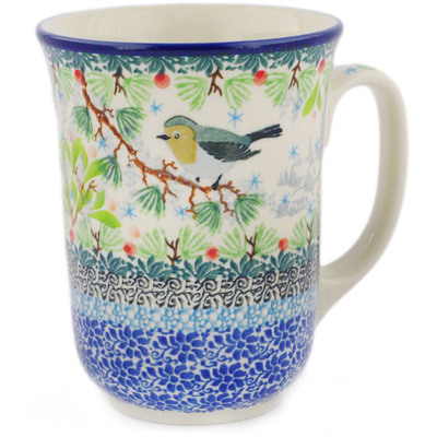 Polish Pottery Bistro Mug UNIKAT