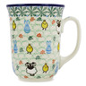 Polish Pottery Bistro Mug UNIKAT