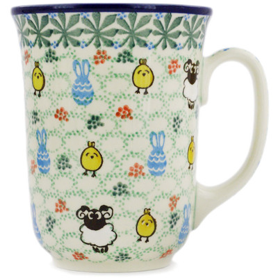 Polish Pottery Bistro Mug UNIKAT