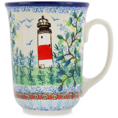 Polish Pottery Bistro Mug UNIKAT