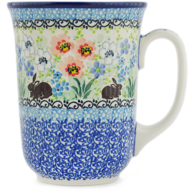 Polish Pottery Bistro Mug UNIKAT