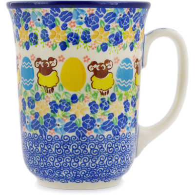 Polish Pottery Bistro Mug UNIKAT