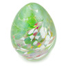 Glass Borowski Hand-blown Glass Egg Figurine Frosty Green