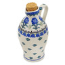 Polish Pottery Bottle 19 oz Blue Lace
