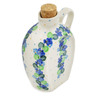 Polish Pottery Bottle 19 oz Waterfall Blooms