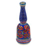 Polish Pottery Bottle 23 oz Poppies UNIKAT