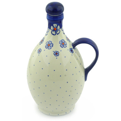 Polish Pottery Bottle 34 oz