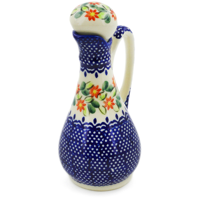 Polish Pottery Bottle 5 oz Elegant Garland