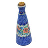 Polish Pottery Bottle 7 oz Orange Blooms UNIKAT