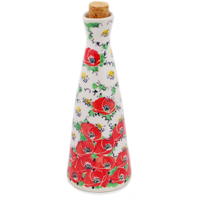 Polish Pottery Bottle 7 oz Spring Blossom Harmony UNIKAT