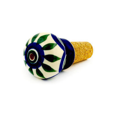 Polish Pottery Bottle Stopper 2&quot;