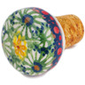Polish Pottery Bottle Stopper 2&quot; Sunshine Grotto UNIKAT