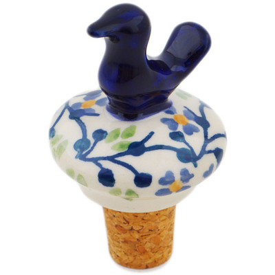 Polish Pottery Bottle Stopper 3&quot; Branches Of Delicacy