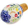 Polish Pottery Bottle Stopper 3&quot; Rainbow Delight UNIKAT