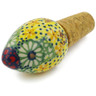 Polish Pottery Bottle Stopper 3&quot; Sunshine Grotto UNIKAT
