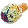 Polish Pottery Bottle Stopper 3&quot; Sunshine Grotto UNIKAT