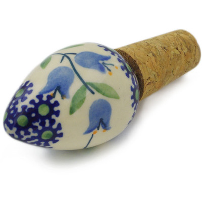 Polish Pottery Bottle Stopper 3&quot; Sweet Dreams