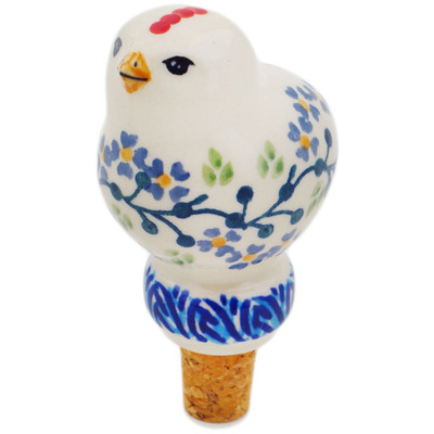 Polish Pottery Bottle Stopper 4&quot; Branches Of Delicacy