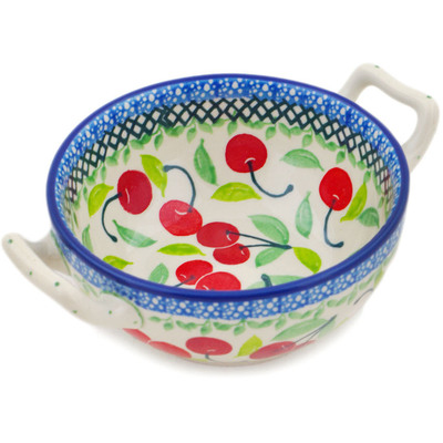 Polish Pottery Bouillon Cup 10 oz Cherry Sweet