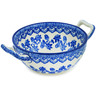 Polish Pottery Bouillon Cup 10 oz Forget-me-not Summer Wreath