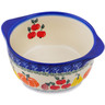 Polish Pottery Bouillon Cup 11 oz Fresh Vegetable Garden