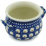 Polish Pottery Bouillon Cup 12 oz Brown Eyed Peacock