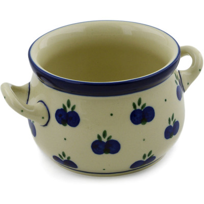 Polish Pottery Bouillon Cup 12 oz Wild Blueberry