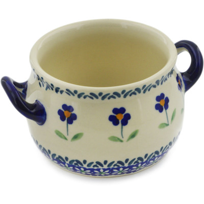 Polish Pottery Bouillon Cup 13 oz Mariposa Lily