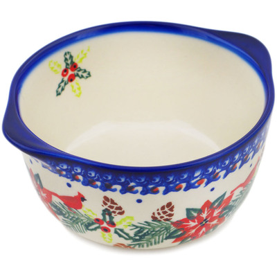 Polish Pottery Bouillon Cup 15 oz Cardinal&#039;s Home UNIKAT