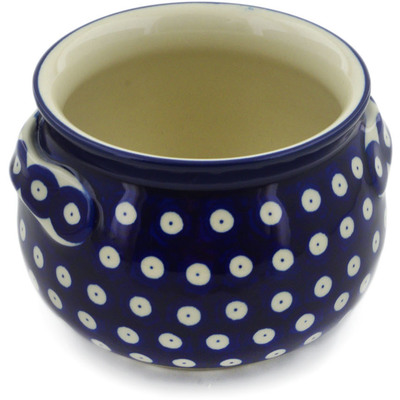 Polish Pottery Bouillon Cup 25 oz Blue Eyes