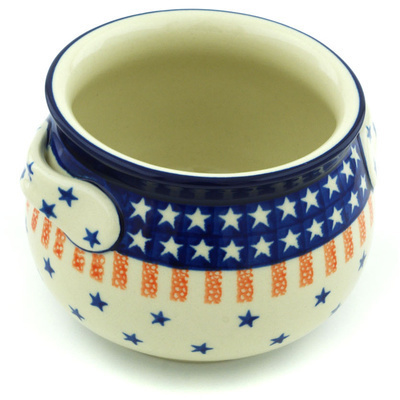 Polish Pottery Bouillon Cup 25 oz Classic Americana