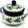 Polish Pottery Bouillon Cup with Lid 12 oz Shady Spring