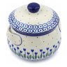 Polish Pottery Bouillon Cup with Lid 24 oz Water Tulip