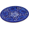 Polish Pottery Bouillon cup with saucer Cobalt Fantasy
